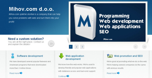 Izdelava spletnih strani in razvoj aplikacij izdelava spletnih strani in razvoj aplikacij